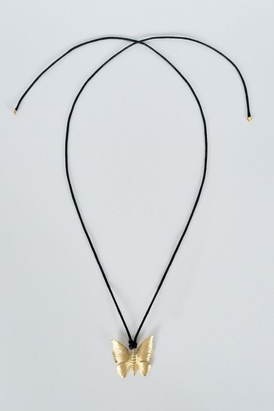 BE BLUE GOLD BUTTERFLY NECKLACE