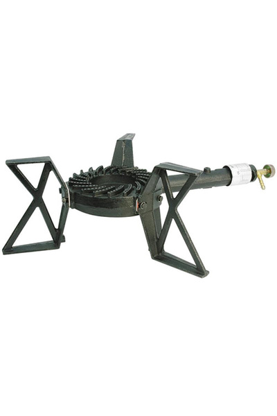 SGTT Arzator rotund pentru interior si exterior, pirostrie din fonta cu 3 picioare,7KW