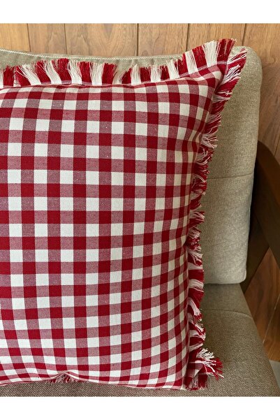 LUFA HOME Plaid Throw Pillow Cover (45*45)