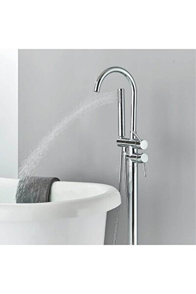 CasaVie Baterie freestanding cu cadru rotund si rotire 360 grade, cod 1161