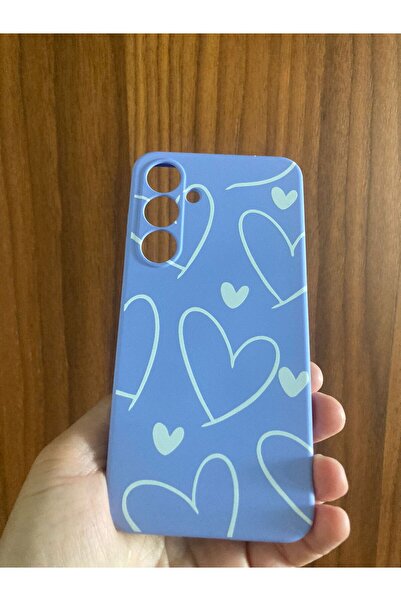 Newon حافظة هاتف سامسونج جالاكسي S24 FE مخططة على شكل قلب مطبوعة من الداخل مخ...