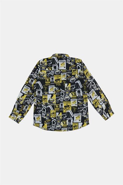 Iceberg Boy Black Shirt