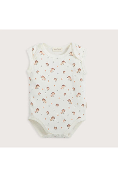 Chakra Woodland Body 2'Li Kutu Ekru/Baskılı