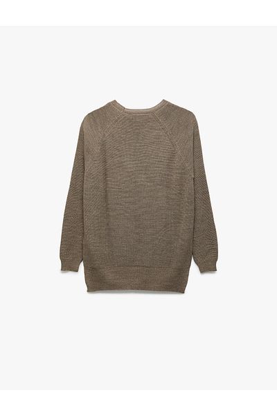 Koton Long Sleeve Crew Neck Knitwear Sweater