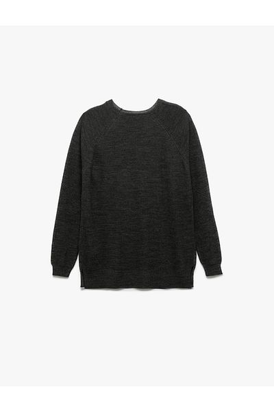 Koton Long Sleeve Crew Neck Knitwear Sweater