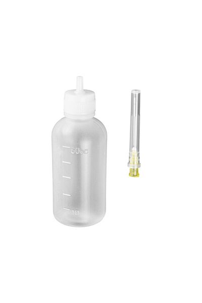 OEM 05525 - Sticlă de plastic cu pipetă și ac, 50 ml