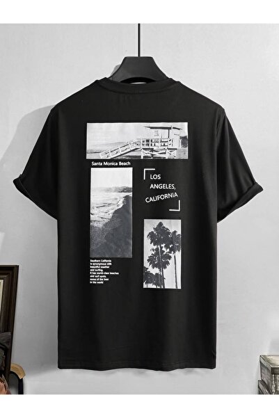 Marco Fresco تي شيرت كبير الحجم مطبوع عليه جبل ياباني للجنسين