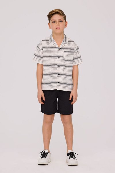 Nebbati Boy Striped Shirt
