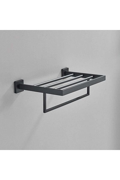 CasaVie Suport de prosop, negru mat, cod 1243