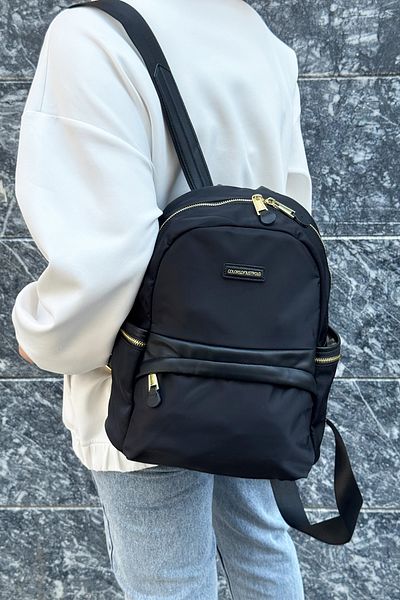 Just Polo Imported Satin Fabric Backpack and School Bag
