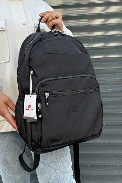 Just Polo Imported Clinker Fabric Women's Backpack and School Bag