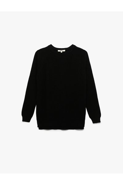 Koton Long Sleeve Crew Neck Knitwear Sweater