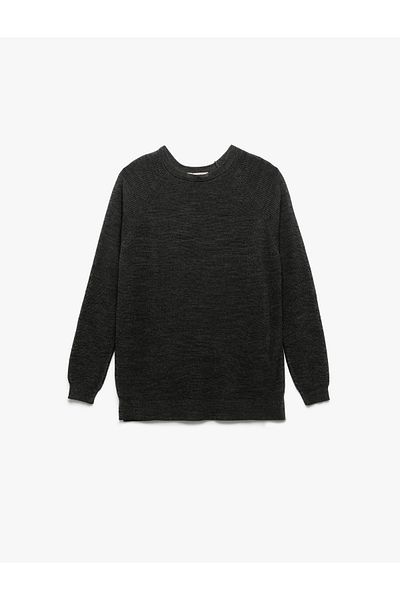 Koton Long Sleeve Crew Neck Knitwear Sweater