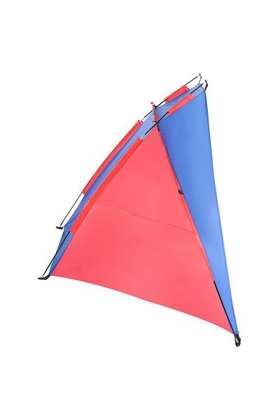 SERSIMO Beach tent for 2 people, with UV protection and insulating floor, 200x120x120 cm, blue and pink