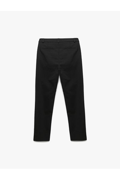 Koton Normal Waist Side Pocket Fabric Cigarette Trousers