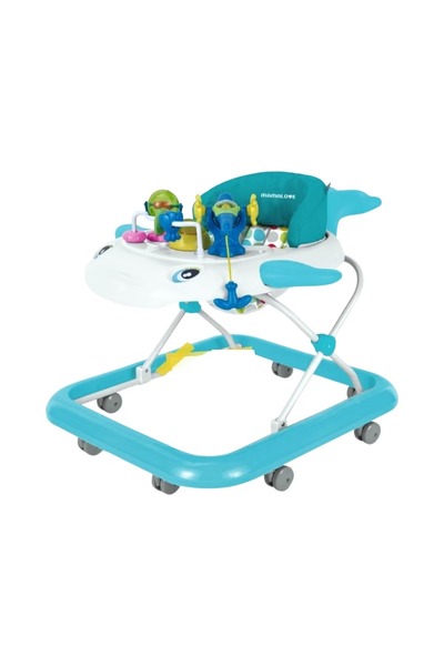 rexa مشاية أطفال قابلة للطي مع مقعد مبطن ناعم