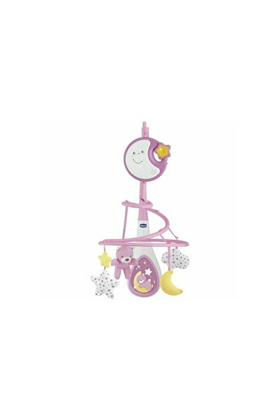 Chicco Baby Carusel muzical, Chicco, Next2Dreams, 3 in 1, Mobil, Cu lumini, 0 luni+, Roz