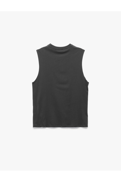 Koton Crew Neck Regular Fit Cotton Sleeveless T-Shirt