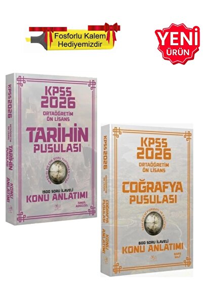 CBA Akademi 2026 - KPSS Lise Ortaöğretim Ön Lisans Tarihin - Coğrafya Pusulas...