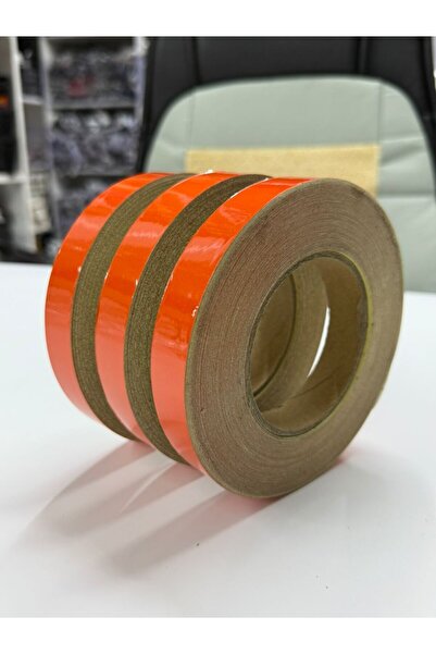 OTO SÜSLEN İSTANBUL Phosphorescent Reflective Orange Color 2cm X 46Meters