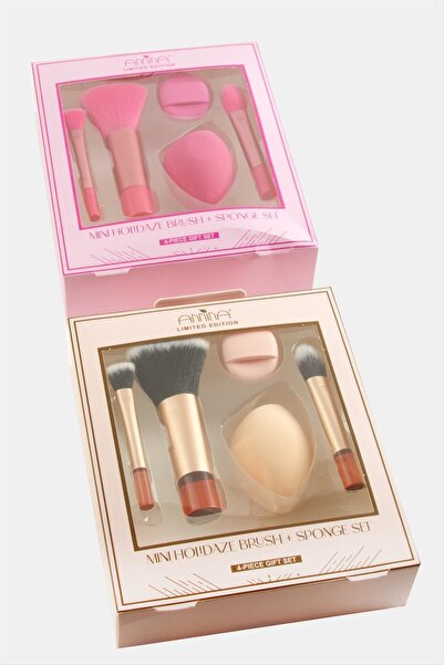 feryal مجموعة فرشاة مكياج وإسفنجة مكونة من 5 قطع