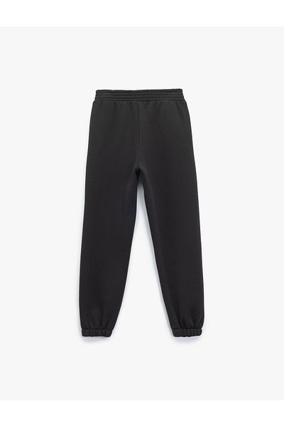 Koton Three Thread Raised Pocket Jogger Sweatpants with Elastic Waist