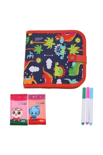 Star Master Set Carte de desenat si colorat reutilizabila, pentru voiaj, rosu...