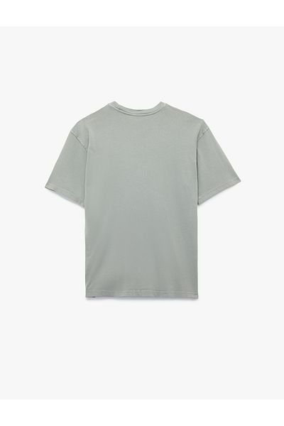Koton Short Sleeve Crew Neck Cotton Oversize T-Shirt