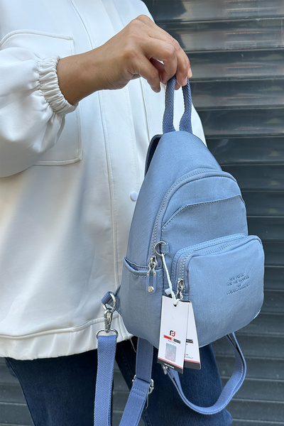 Just Polo Imported Clinker Fabric Women's Backpack and Body Bag