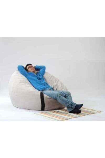 Pufrelax King Size Armchair Pufrelax, Textile Material - Angora Grey