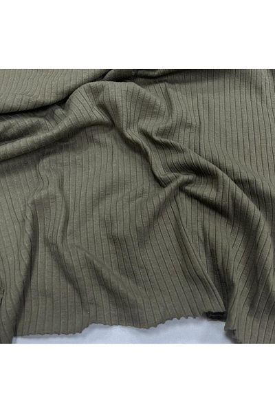 Kaf Kumaş Modal Camisole Fabric |   45% Cotton 45% Modal 10% Elastane |   Khaki