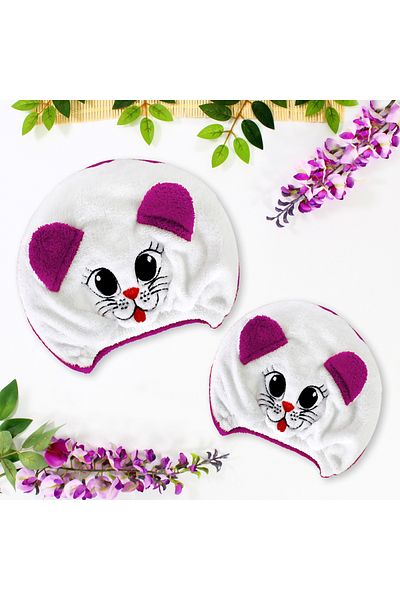 havlubanyobone Hair Drying Towel Bath Shower Cap