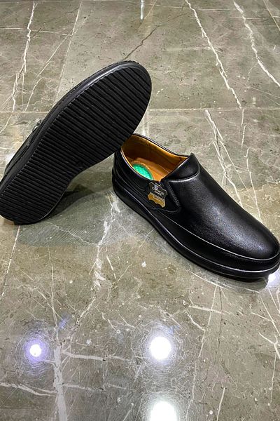 D derde made in turkey Men's Comfortable Flexible Sole Black Shoe No. 46,47