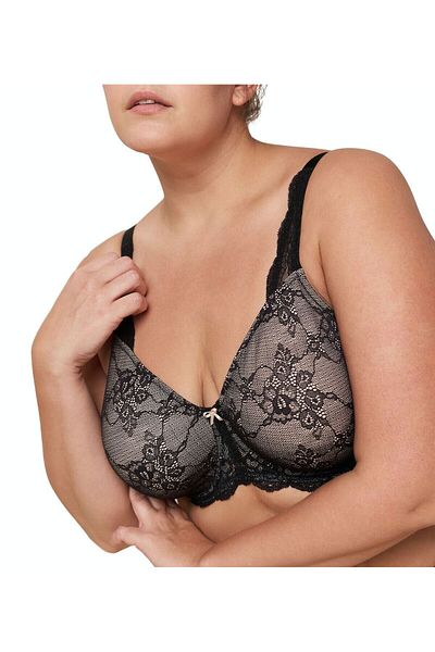 Triumph Sutien Contouring Sensation, cu armatura, Triumph, 85C EU, negru