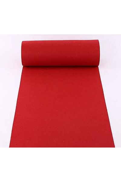 Generic Disposable Red Carpet Runner, 3m width x 30m length, 1mm Thickness, for Weddings, Exhibition, Hallwa