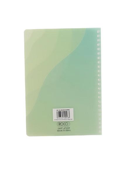 Roco Notebook A4 100 Sheets Double Ruled – Ideal for English Writing & Study