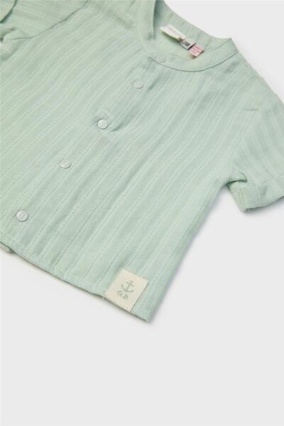 Layette Baby Boy Green Shirt