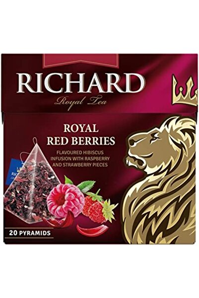 Richard Royal Red Berries, Fruit-Herbal Tea in Pyramids, 20n1, 7g