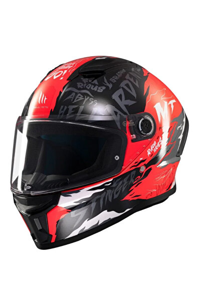 MT HELMETS FF126 STINGER 2 ARDENT KIRMIZI C5 PARLAK L