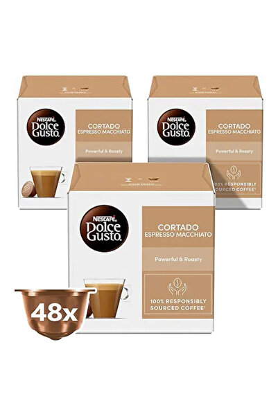 dolce gusto كبسولات نسكافيه دولتشي غوستو كورتادو إسبريسو ماكياتو – 3 عبوات (1...