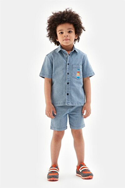 Nebbati Boy Striped Shirt