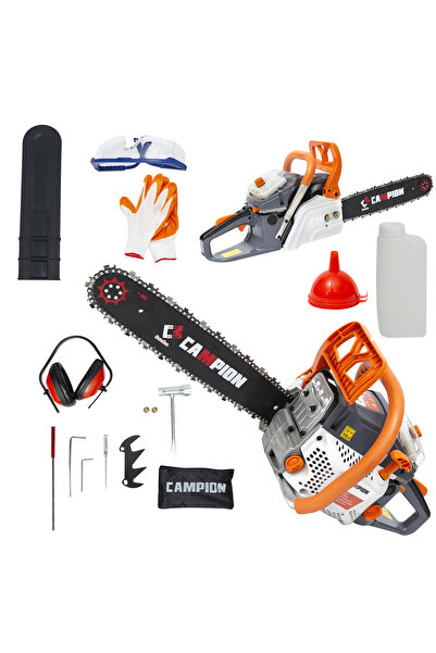 Campion Drujbă CAMPION 6500, 3.5CP, 52CC, lamă de 40cm + protecție accesorii,...