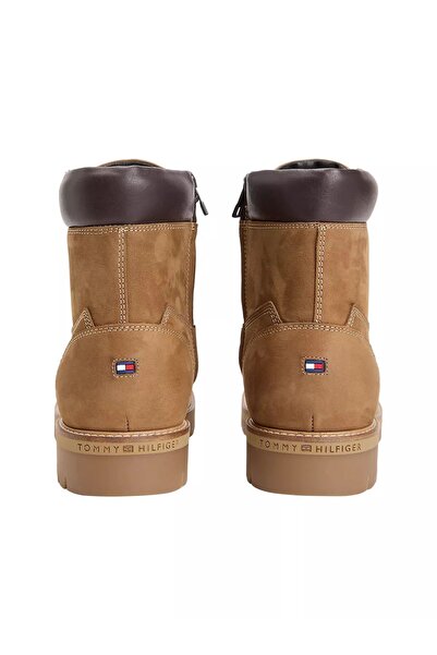 Tommy Hilfiger Erkek Bağcıklı ve Fermuarlı Outdoor Bot - Taba