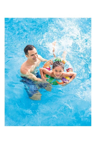 Intex Transparent Inflatable Swim Rings 61cm