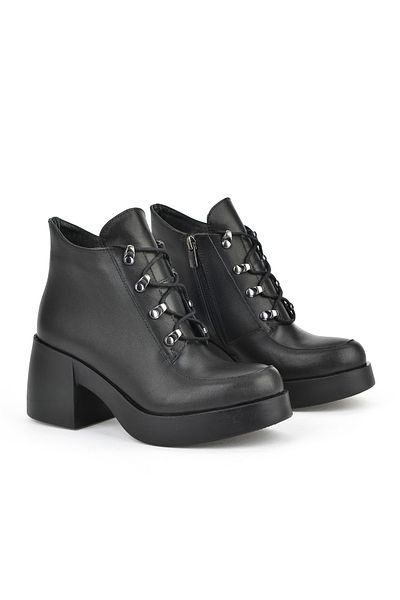 Ziya , Women's Genuine Leather Boots 1531050Z26105354K Black