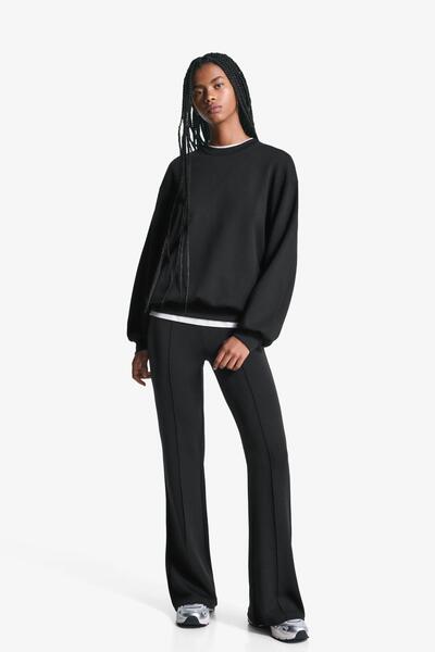 Bershka Modal kumaşlı oversize sweatshirt