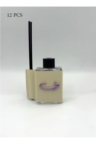 GIFT Set of 12 leather stick diffusers with a refreshing lavender scent