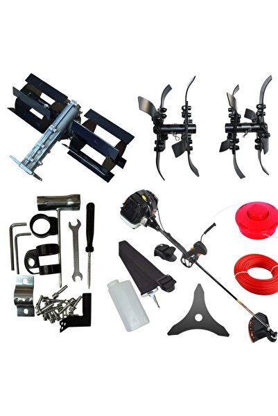 Campion Σετ βενζινοκίνητου χορτοκοπτικού Black Beast 8,5 HP, 52 CC, 2 χρόνων,...