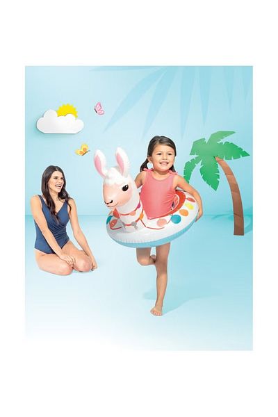 Intex Big Animal Inflatable Swim Ring 107x58cm Pool Toy For Kids