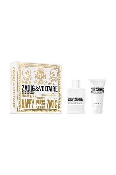 Zadig & Voltaire This Is Her! Gift Set, Women, Eau de Parfum, 50 ml + Body Lotion, 50 ml